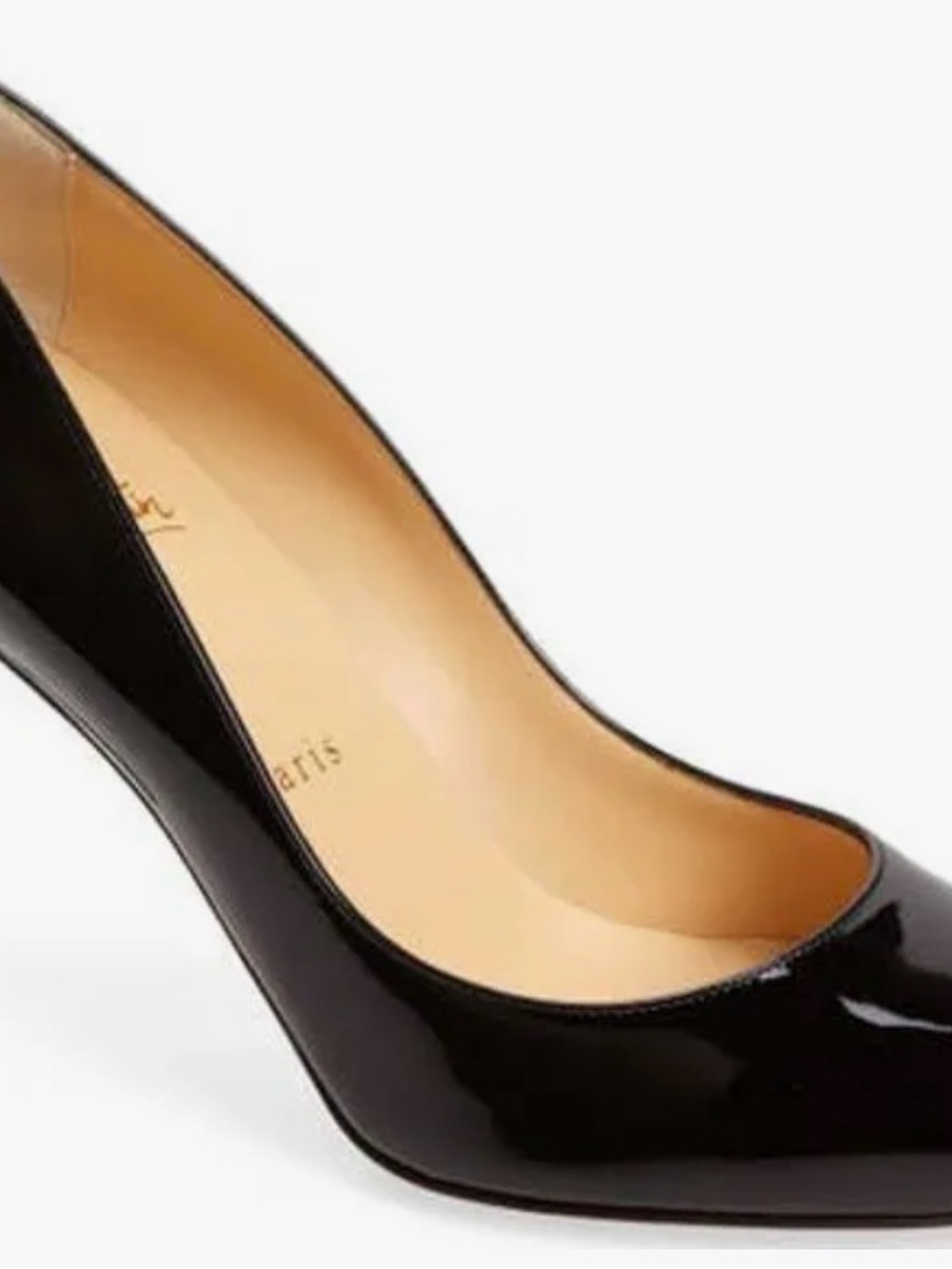 Christian Louboutin Black Patent Leather Classic Pump